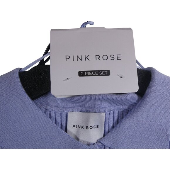 Pink Rose‎ Women's 2PC Skirt Set Harbor Peri Size L - Picture 3 of 6